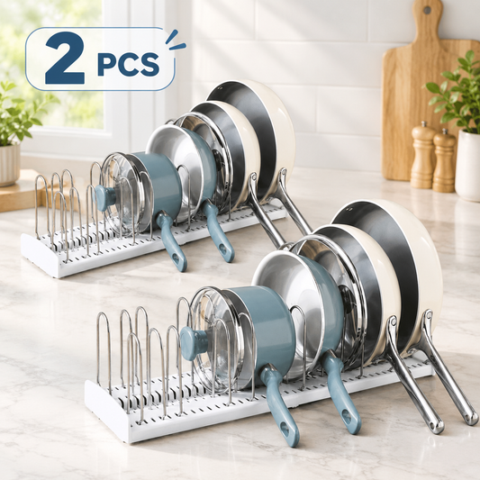 Adjustable Pan & Lid Rack - 2 Pcs