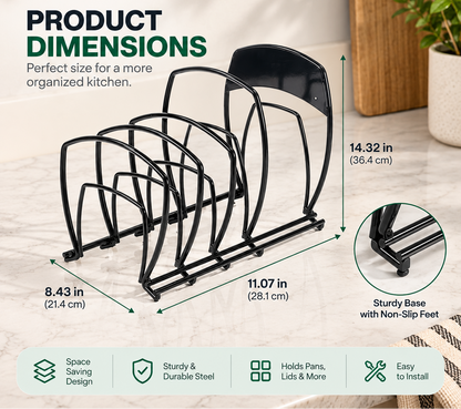 5-Tier Cookware Storage Rack