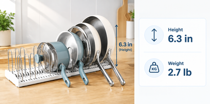 Adjustable Pan & Lid Rack - 2 Pcs